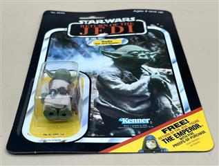 1983 KENNER STAR WARS RETURN OF THE JEDI RARE YODA THE JEDI MASTER NIB